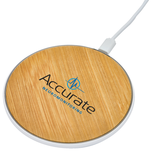 Bamboo Print Wireless Charger