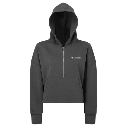 TriDri Women's Alice Half-Zip Hooded Sweatshirt