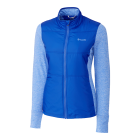 Cutter & Buck Stealth Hybrid Quilted Womens Full Zip Windbreaker Jacket